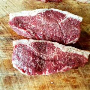 New York Strip Steaks