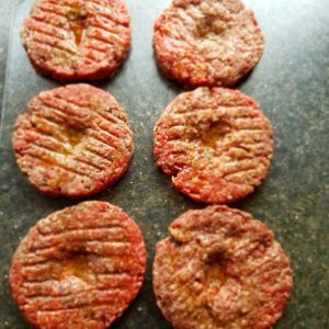 3. 1/3 lb patties