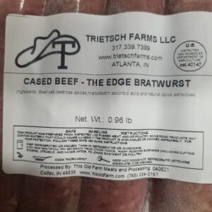 Beef brats multiple flavors