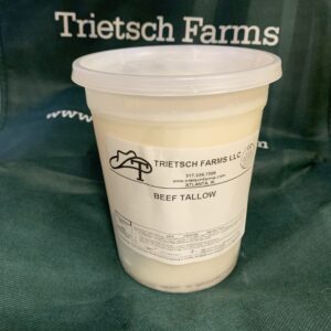 Beef tallow quart jar